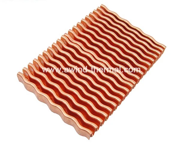 copper fold fin heatsink