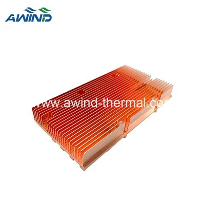 CNC Cooper aušinimo kaiščio pelekų radiatorius, skirtas AI